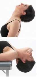 Gimnasia de cuello para la osteocondrosis.